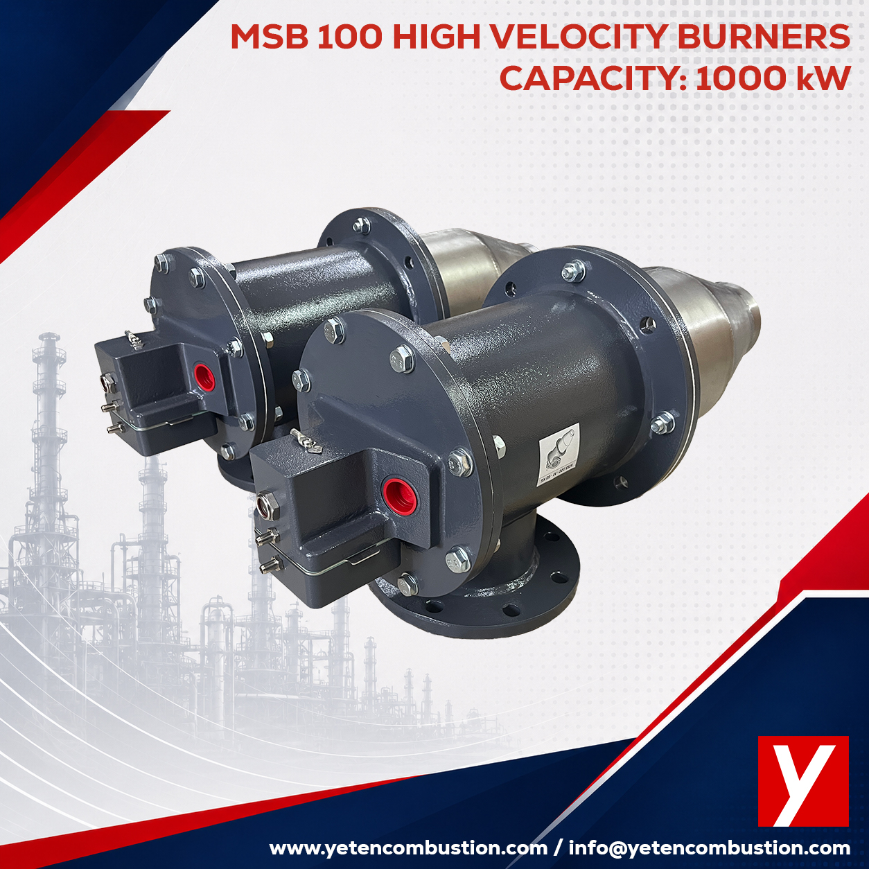 MSB High Velocity Burners Delivered for a Strategic Borax Melting Plant