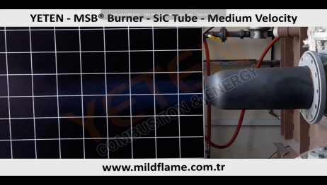 MSB Burner - Sic Tube - Medium Velocity